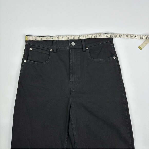 Everlane Women's NWT Coal Black The Way-High Raw Hem‎ Luxury Jean W30-32/L27.5 - Picture 7 of 10